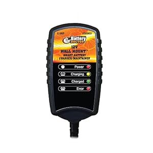 WirthCo 20063 Battery Doctor Black Wall Mount Smart Battery Charger and Maintainer (12V, 2Amp)