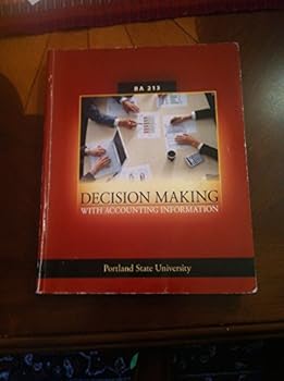 Paperback Decision Making with Accounting Information - Port Book