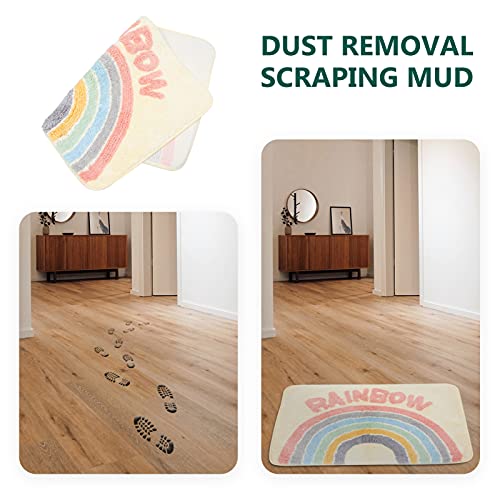 Artibetter Regenboog Deur Mat Welkom Entree Deurmatten Vloer Pads Vloer Tapijten Non Slip Gebied Tapijt Voor Home Office… - Image 6