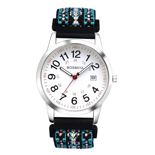Montre de médecine pour éviter les germes au poignet avec heure militaire 12/24h