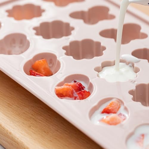 Molde de Silicona para Cubos de Hielo 2 Piezas miniatura 4