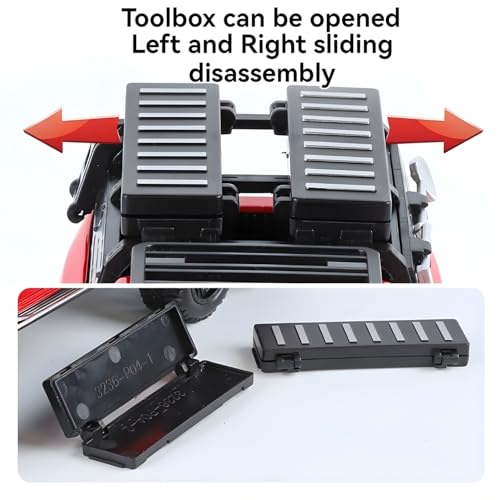 Image of RAM Mammoth Monster Truck Toy Car for Kids | Big Size Off-Road Pickup Truck Model with Built-in Jumpers Suspension | Heavy Duty Toy Vehicle for Boys & Girls