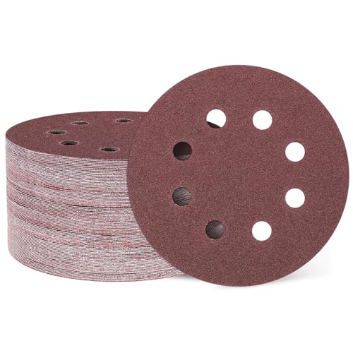Disque de ponçage 125 mm grain 80 pour rénover le bois et le métal