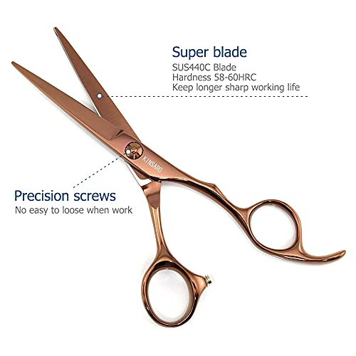 55-Inch-Barber-scissors-Hair-Cutting-Scissors-Professional-Hair-Shears-Cutting-Shears-440C-Hair-Scissors-Kinsaro