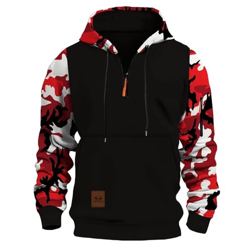 Sweat à capuche contre le froid doublé polaire coupe slim homme