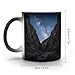 KOAYUBFC Taza de café de 325 ml con diseño de cañón de cielo estrellado que cambia de color Imagen de KOAYUBFC Taza de café de 325 ml con diseño de cañón de cielo estrellado que cambia de color