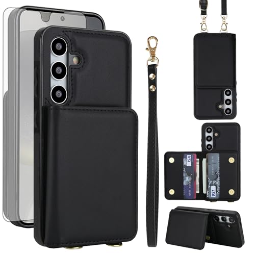 Coque Samsung A35 5G protection écran et étui portefeuille RFID