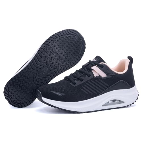 Image of Gyeice Women's Walking Shoes Arch Support Orthotic Breathable Tennis Sneakers for Plantar Fasciitis Pain Relief US 5.5-11