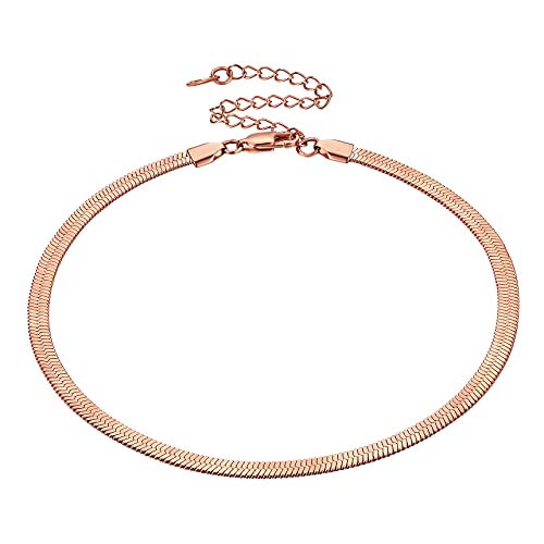 Collier de serpent ras du cou acier inoxydable choker femme homme 32-46cm