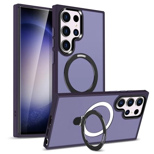 Coque Galaxy S23+ violet foncé idéale pour appels mains libres
