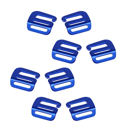 Hebillas de gancho de 25mm Kesoto de 1 pulgada para correas de mochilas y bolsos deportivos 5