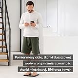 Beurer BF 500 cyfrowa waga łazienkowa z Bluetooth i aplikacją z pomiarem tkanki tłuszczowej, masy mięśniowej, zapotrzebowania kalorycznego itp., przesyłanie danych do Apple Health i innych