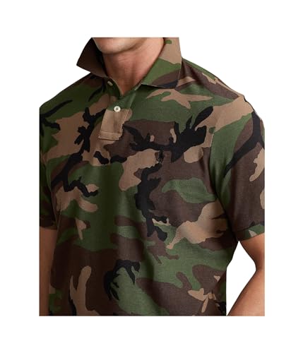 POLO RALPH LAUREN Men's Classic Fit Camo Mesh Polo Shirt3