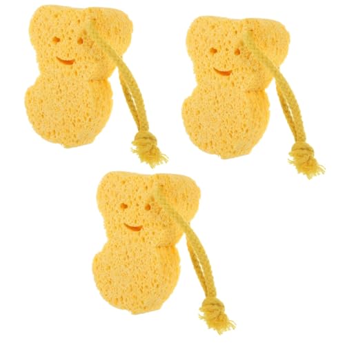 Éponge pour bain des nourrissons DOITOOL éponge douce et absorbante lot de 3 pièces animaux