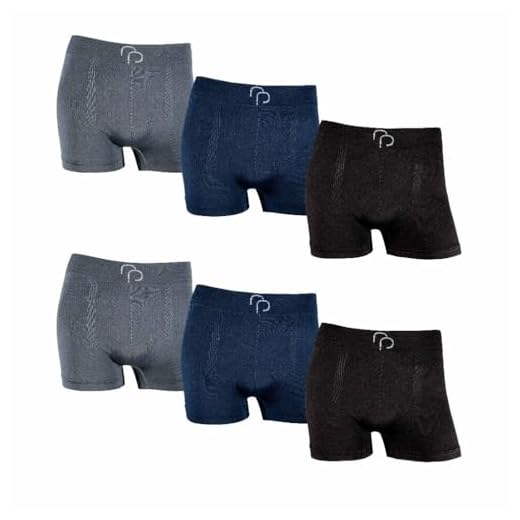 Kit com 6 Cuecas Boxer Masculinas Rafa Parize – Microfibra Original (BR, Alfa, GG, Regular, 6, Multicolorido)