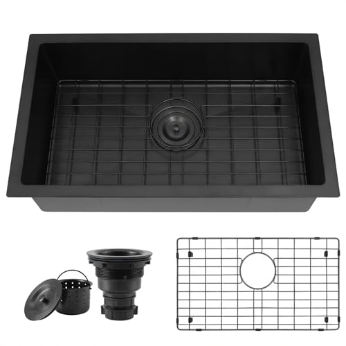 Lonsince RV Kitchen Sink 25 X 15 inch,Black...