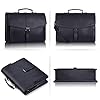 Estarer Mens PU Leather Briefcase 15.6" Laptop Satchel Messenger Shoulder Bag for Work Office - Gifts for Him #4