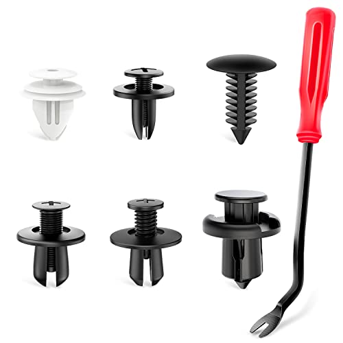 Image of Nilight 120PCS Car Retainer Clips Fastener Remover 6mm 7.6mm 8mm 8.8mm10mm Expansion Screws Replacement Kit Bumper Push Rivet Clips for GM Ford Honda Chrysler 1 PC Fastener Remover