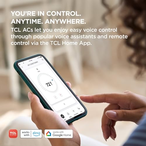 Image of TCL 14000 BTU Smart Through-the-Wall Air Conditioner, Quiet Energy Efficient AC Unit, Fan & Dehumidifier Unit, 700 Sq. Ft., 230V, Remote Control, Works with Alexa, Google Assistant & TCL Home App