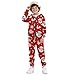 Wideasale Girls 2 Piece Sweatsuit Sets Christmas Santa Claus Hoho Soft Full Zip Hoodie with Pockets Oversized Pullover Sweatshirt and Sweatpant Jogger Fall Fashion Outfits