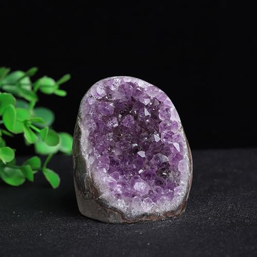 Elimina el estrés en casa con amatista natural: geoda de cuarzo grande para armonizar espacios 6
