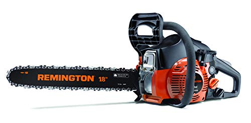Remington 41AY4218983 RM4218CS 42cc Full Crank 2-Cycle Gas Powered Chainsaw 18-Inch Bar, Automatic Oiler, and Low Kickback Chain, 42cc-18-Inch, Orange