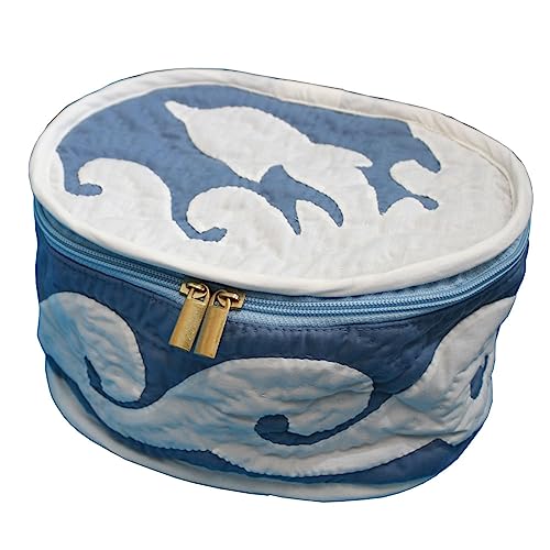 �n���C�A���L���g �C���J �R�X�� �|�[�` �����σ|�[�` �o�b�O ���ٖD�o�b�O �s���N�b�V�����t �n���C�A���G�� Hawaiian Quilt �������� �h���t�B�� �g �E�F�[�u ���킢�� �� �u���[ �� �z���C�g �t�@�X�i�[ (���C�g�u���[)