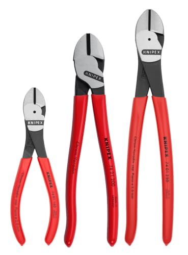Knipex 002005s2 Hohe Hebelwirkung Diagonal Cutter Zange Werkzeug Set – 3 Stück – Ansicht 1