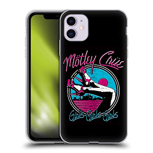 Head Case Designs Officially Licensed Motley Crue Girls Shoes Logos Soft Gel Case Compatible with Apple iPhone 11