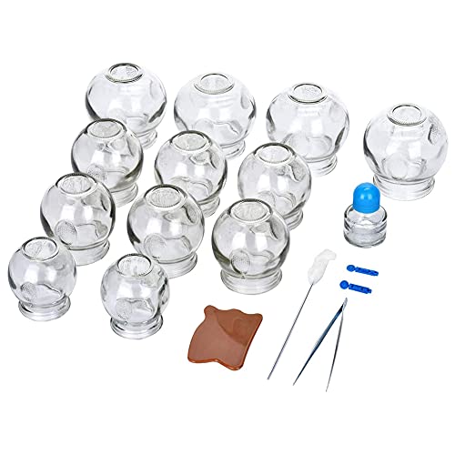 Feibrand Professionele Cupping Set Glas 12 Glazen Kopjes Fysio Massage Chinese Vuur Cuppen Therapie Vacuümzuiging - Image 3
