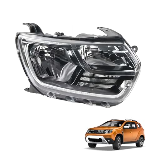 JSUDQR Phare Droit Electroplaqué Convient à DACIA DUSTER 2020 Modèle XF723-010-L Droit R 260101133R