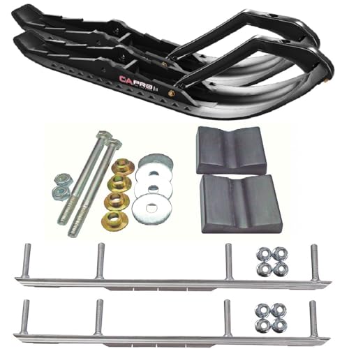 C&A Pro Black TMX Snowmobile Skis w/ 7.5