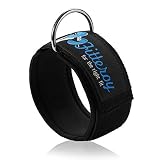 Gym Ankle Strap for Cable Machine - Exercise and Fitness Workout Strap with Neoprene Padding Attachm