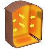 【五面発熱 パネルヒーター】YUSIDO (ユシド) 足元ヒーター 省エネ 一人用 こたつ 冷え対策 遠赤外線 デスクヒーター 3段階温度調節(70℃/60℃/50℃) 2/4/6時間タイマー 過熱保護 転倒オフ 1.8M 折り畳み式 オフィス 暖房器具 (ブラウン)