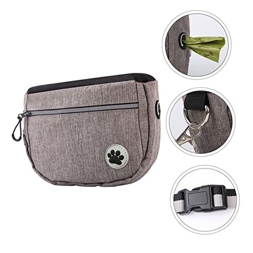 BESPORTBLE Hundetrainings Bauchtasche aus Strapazierfähigem Material mit Herausnehmbarem Innenbeutel und D-Ring für Spaziergänge und Training