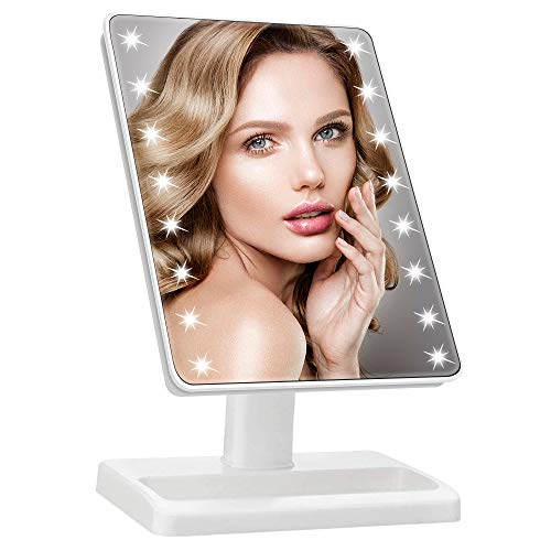 Hi-ERA Professional 13 Inch Makeup Vanity Mirror with Lights, New Version Large Led