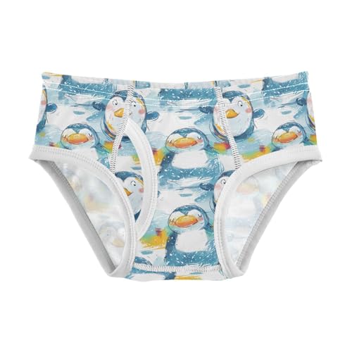 visesunny Boys Potty Training Underwear Cute Penguins Antarctica Breathe Cotton Briefs Size 2T-8Y for Toddler