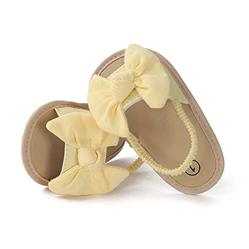 Sandálias de bebê liso para meninas Prewalker infantil arco sapatos de praia sapatos de bebê sandáli