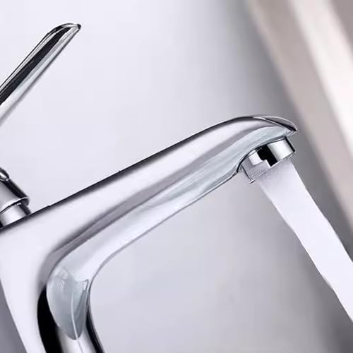 Robinet de lavabo compact monotrou pour optimiser l'espace des petits éviers