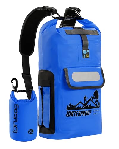 IDRYBAG Waterproof Dry Bag Backpack 20L/30L/40L for Kayak
