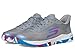 Skechers Tenis Viper Court Pro 2.0 para Mujer, Tela sintética Gris con Ribete múltiple, 40 EU