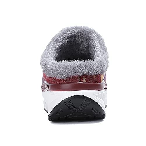 Women's Platform Slipper Winter Fur Lined Shoes Warm Mules Outdoor Shoes Home Slippers4