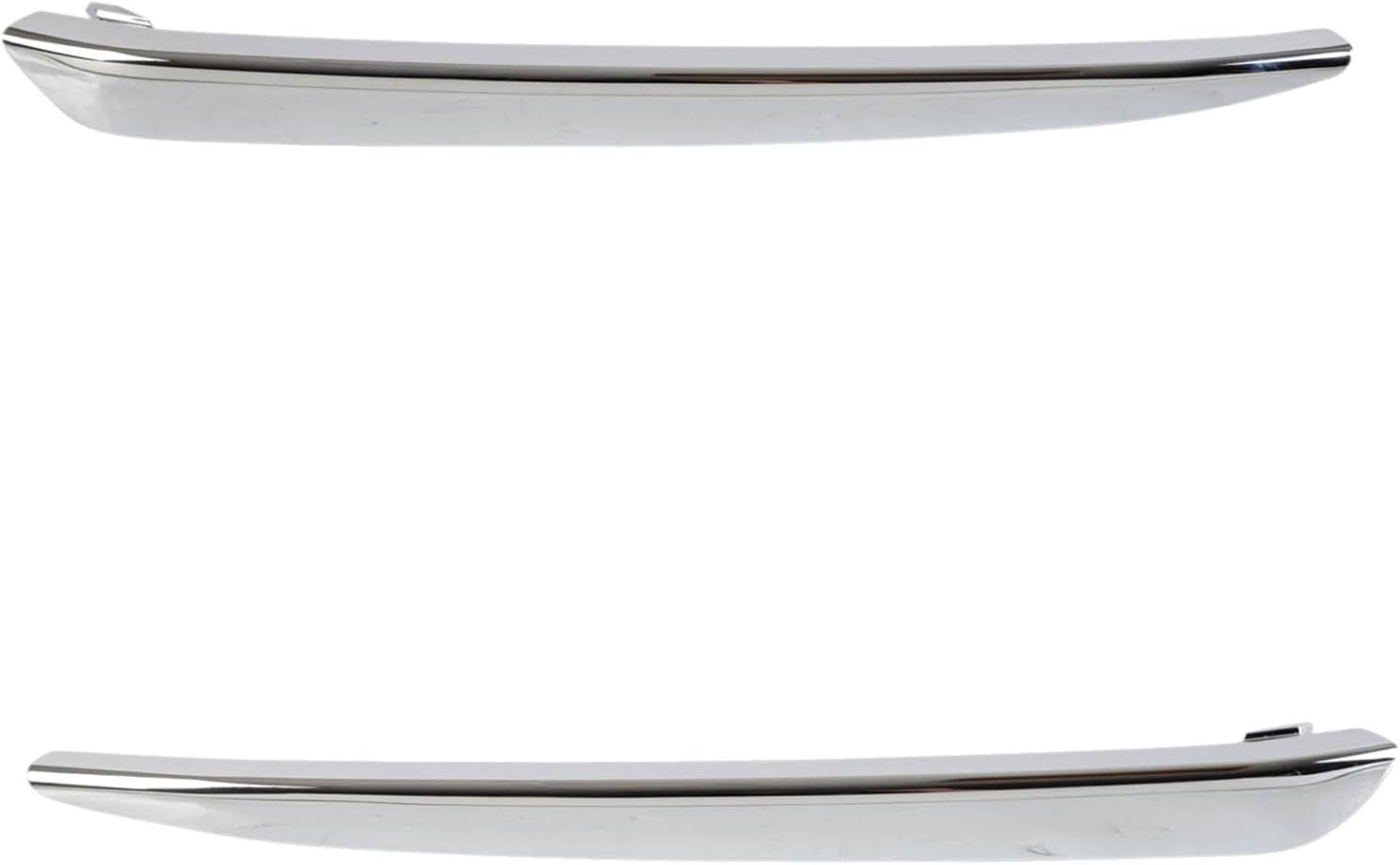 TRQ Front Lower Bumper Trim Set Compatible with 2015-2020 Chevrolet Suburban Tahoe GM1046106 GM1047106