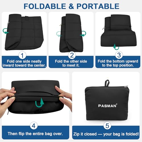 Puffer Bag for Women, Quilted travel Puffy Tote Bag fit for 15.6 inches laptop, nylon work Bag for nurse,College,teacher4