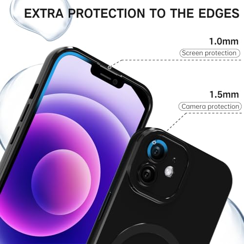 Coque silicone pour iPhone 12 Mini Svanove compatible Magsafe protection camera - 5