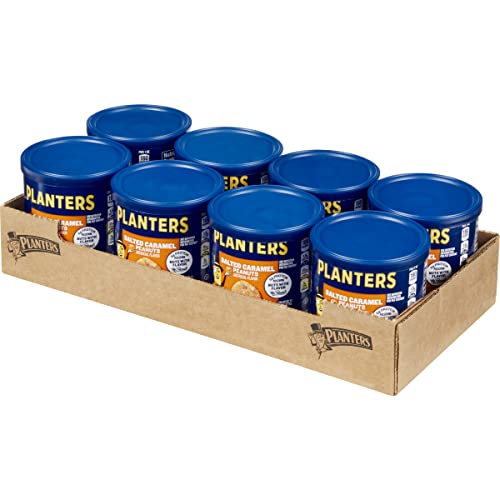 Planters Salted Caramel Peanuts (8 Ct Pack, 6 Oz Canisters) #TOP5