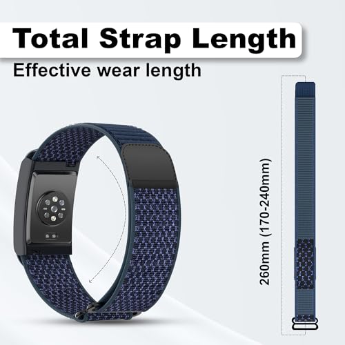 Nylon Replacement Band, Compatible with Amazfit Helio Strap – Adjustable, Breathable Sport Wristband for Fitness Tracker, Comfortable for All-Day Wear - Image 4