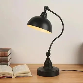Prop It Up led vintage desk lamp, Black