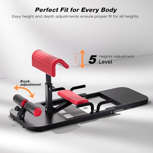 Image of seanleecore Hip Thrust & Squat Machine for Home - Multi-Function Glute Builder, Leg & Core Strengthening Equipment - Adjustable Sissy Squat, Hip Thrusts, Squat Assist Machine for Home Gym