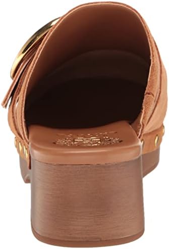 Vince Camuto Women's Footwear Women's Canzenee Buckle Clog, Light Cognac, 5 | Image 2